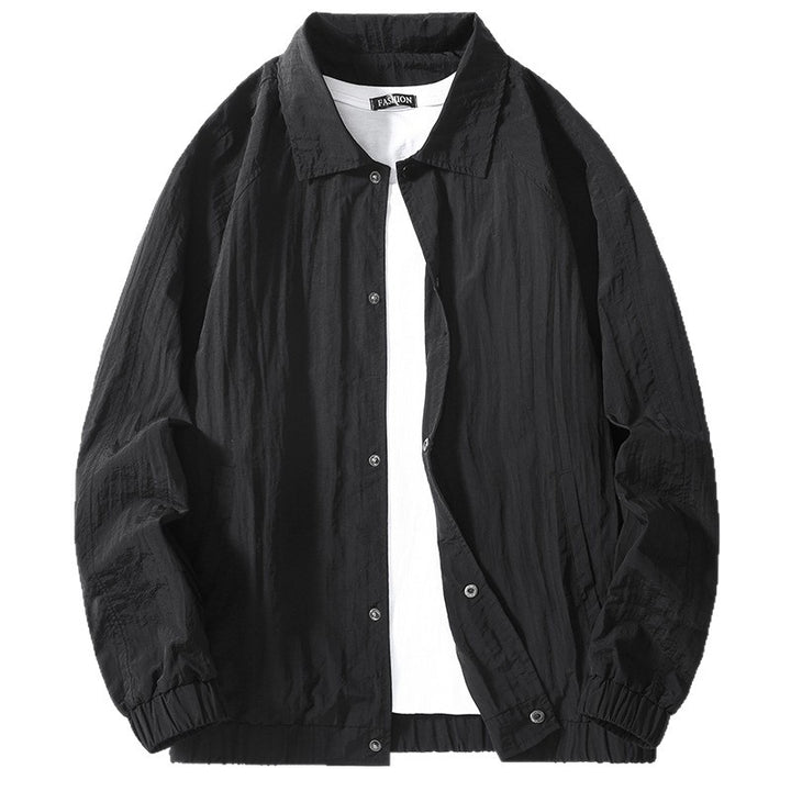 Herren leichte Übergangsjacke mit elastischen Bündchen Echoarchiv