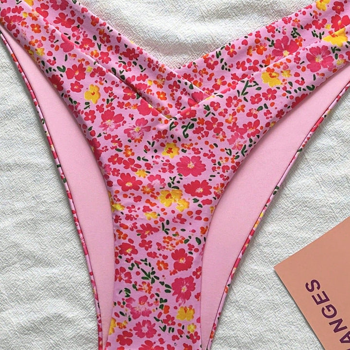 Damen Triangel-Bikini mit Blütenmuster Echo Archiv