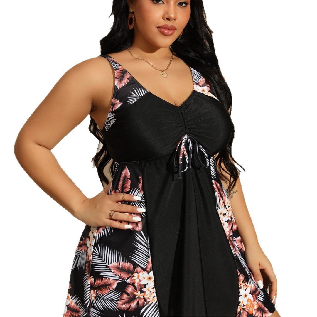 Damen Schwimmlatzkleid mit raffinierten Raffungselementen Echo Archiv