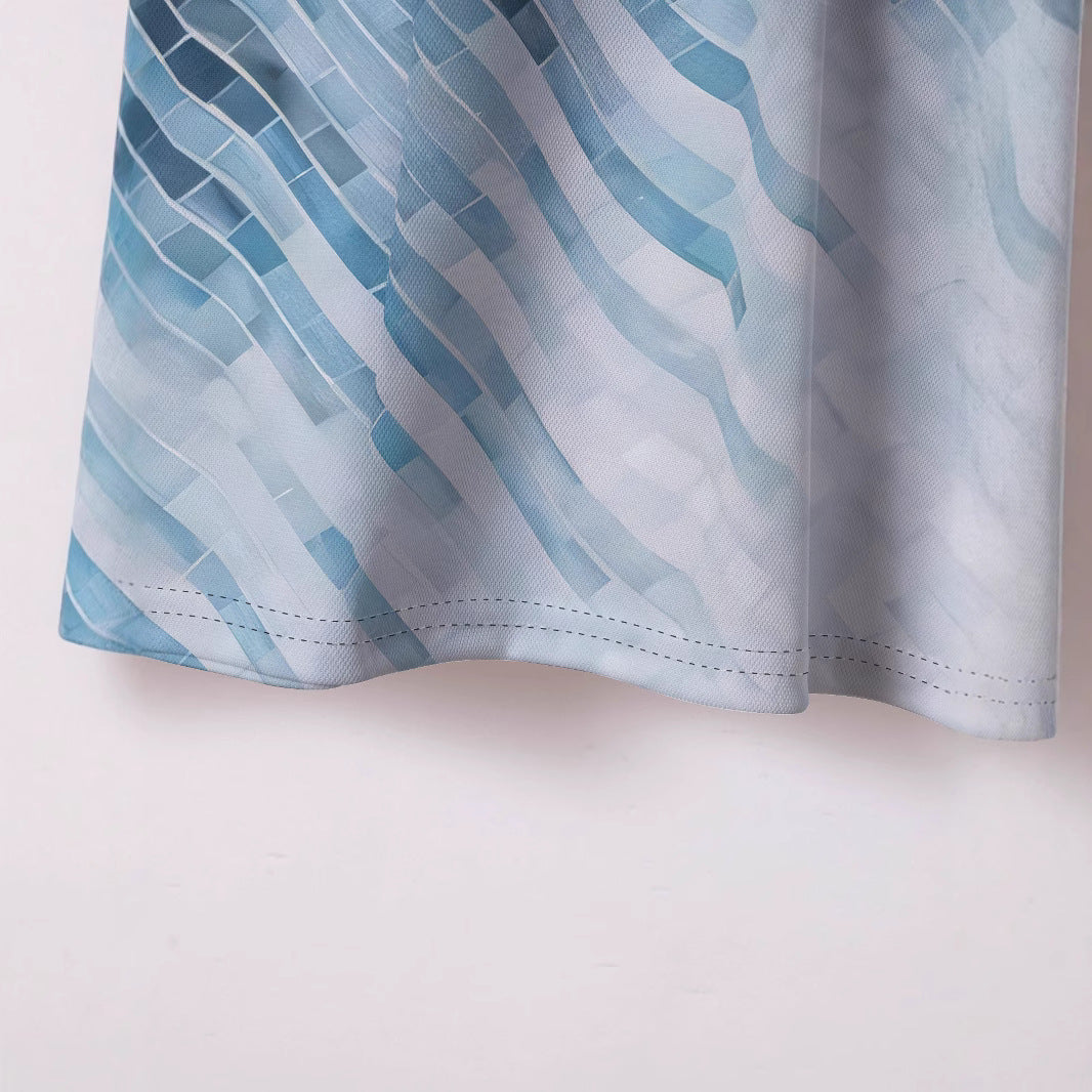 Herren Kurzarm Poloshirt mit exklusivem grafischem Design Echoarchiv