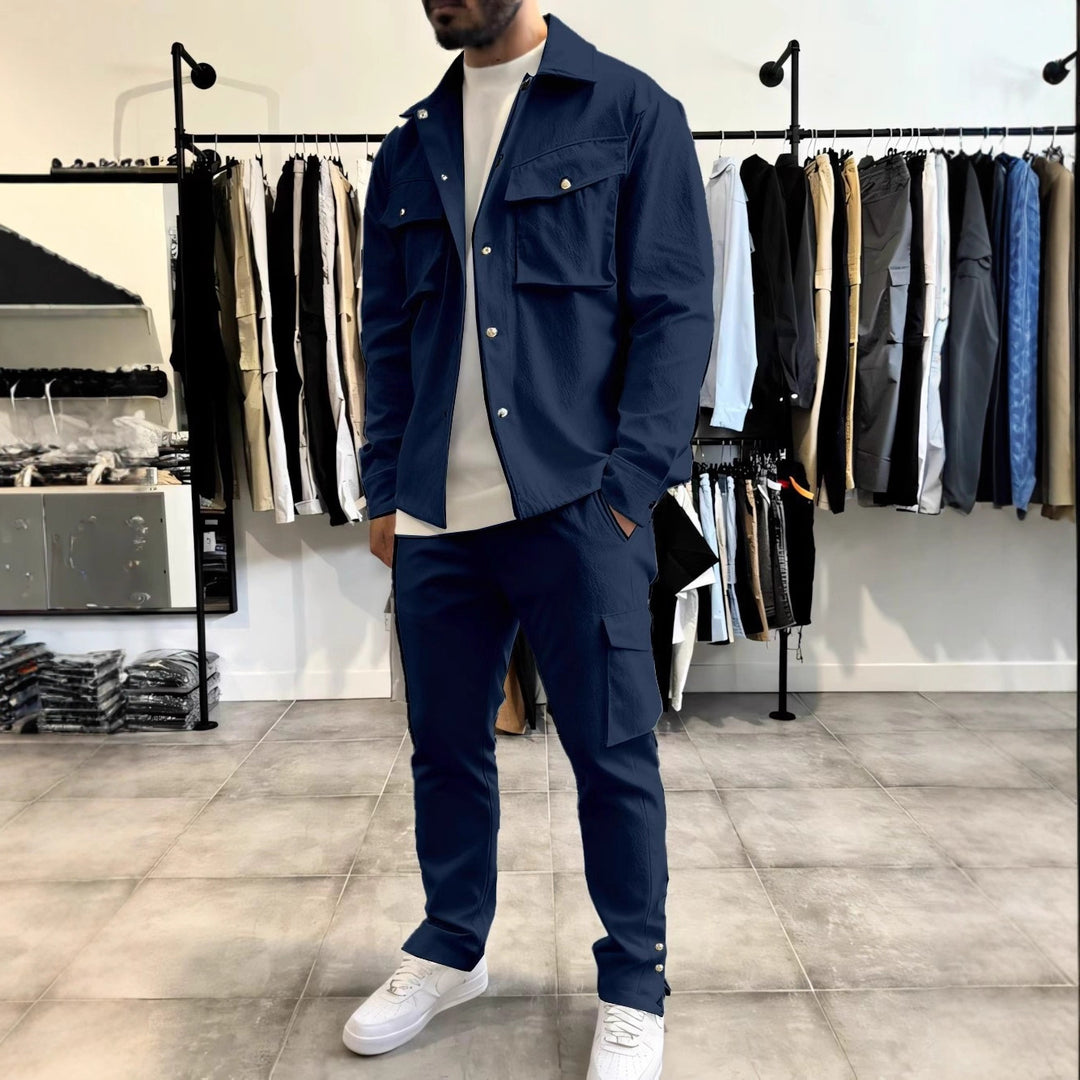Herren vielseitige Cargo-Jacke mit praktischen Taschen Echoarchiv