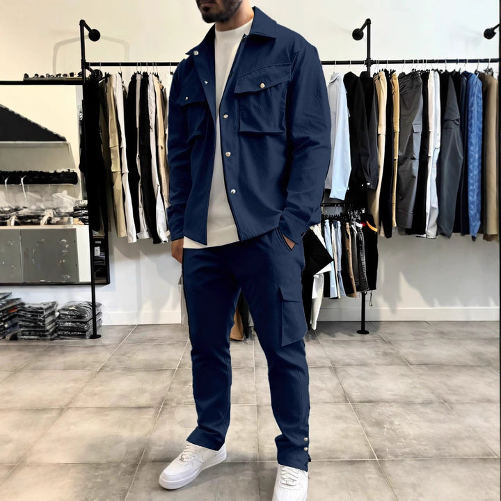 Herren vielseitige Cargo-Jacke mit praktischen Taschen Echoarchiv
