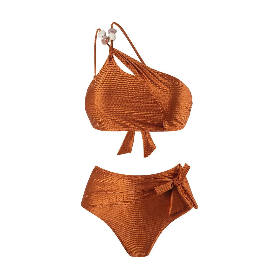 Damen Bikini-Set mit asymmetrischem Design und modischen Details Echo Archiv
