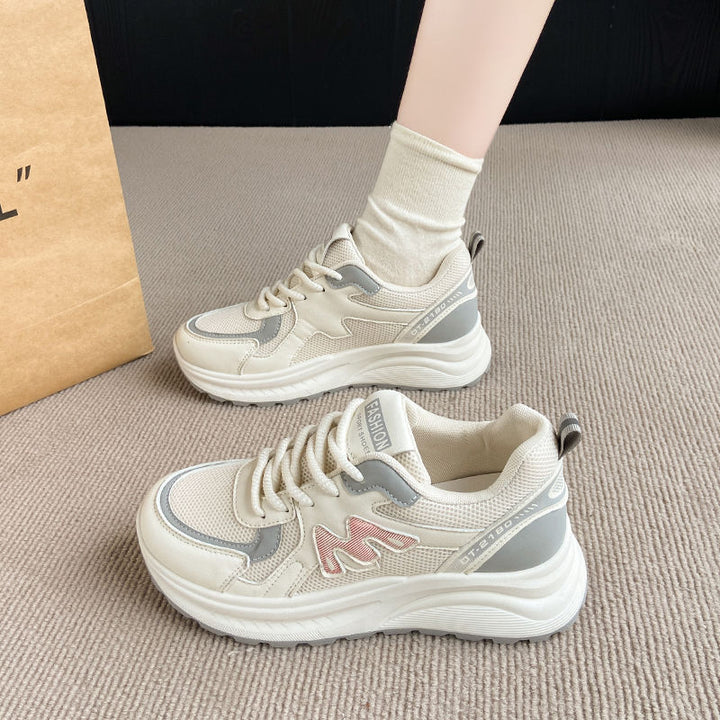 Damen Volumen‑Sneaker im Retro‑Chunky‑Design mit atmungsaktivem Mesh – Névara