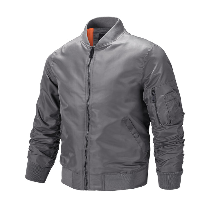 Herren Modische Bomberjacke Echo Archiv