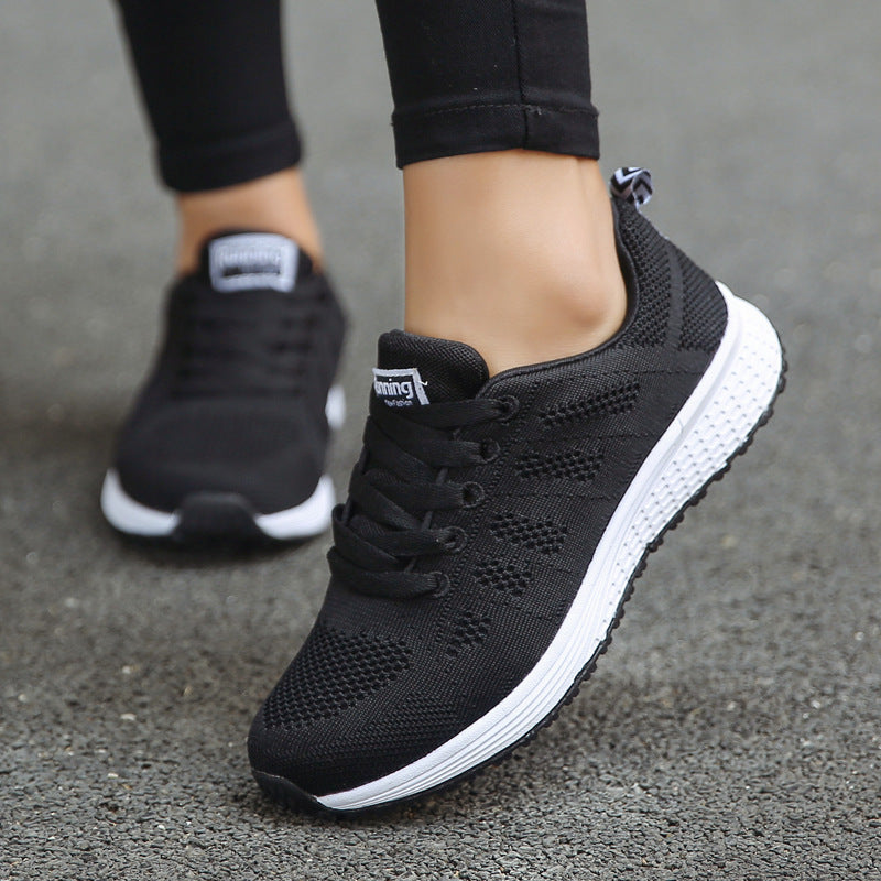 Unisex leichte gestrickte Freizeit- und Laufsneaker mit stoßabsorbierender Komfortsohle – Tavélo