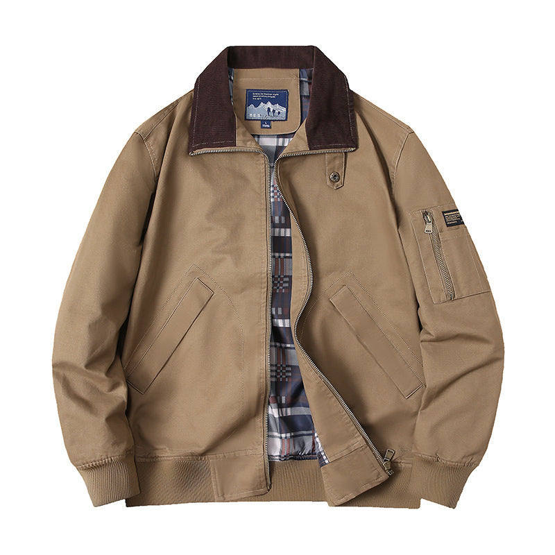 Herren Modische Blousonjacke mit Karomuster Echo Archiv