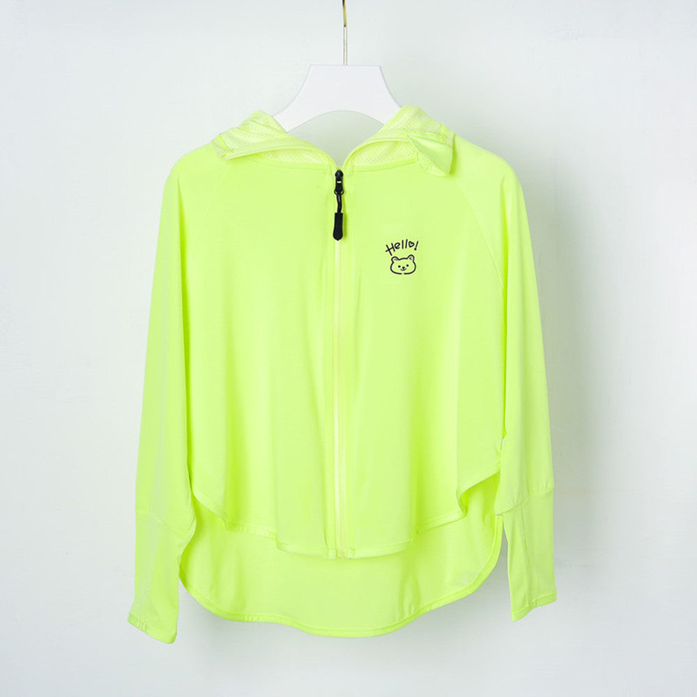 Damen Leichte Kapuzenjacke mit verspieltem Motiv Echo Archiv