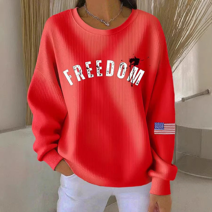 Damen Bequemer Oversized Sweater Echoarchiv