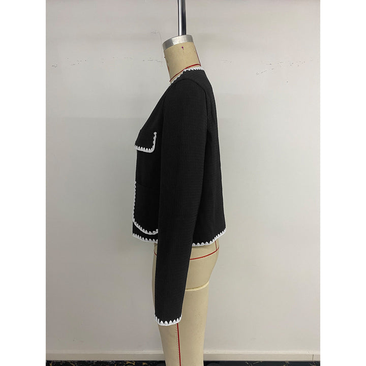 Damen Modejacke mit kontrastierenden Taschen Echo Archiv