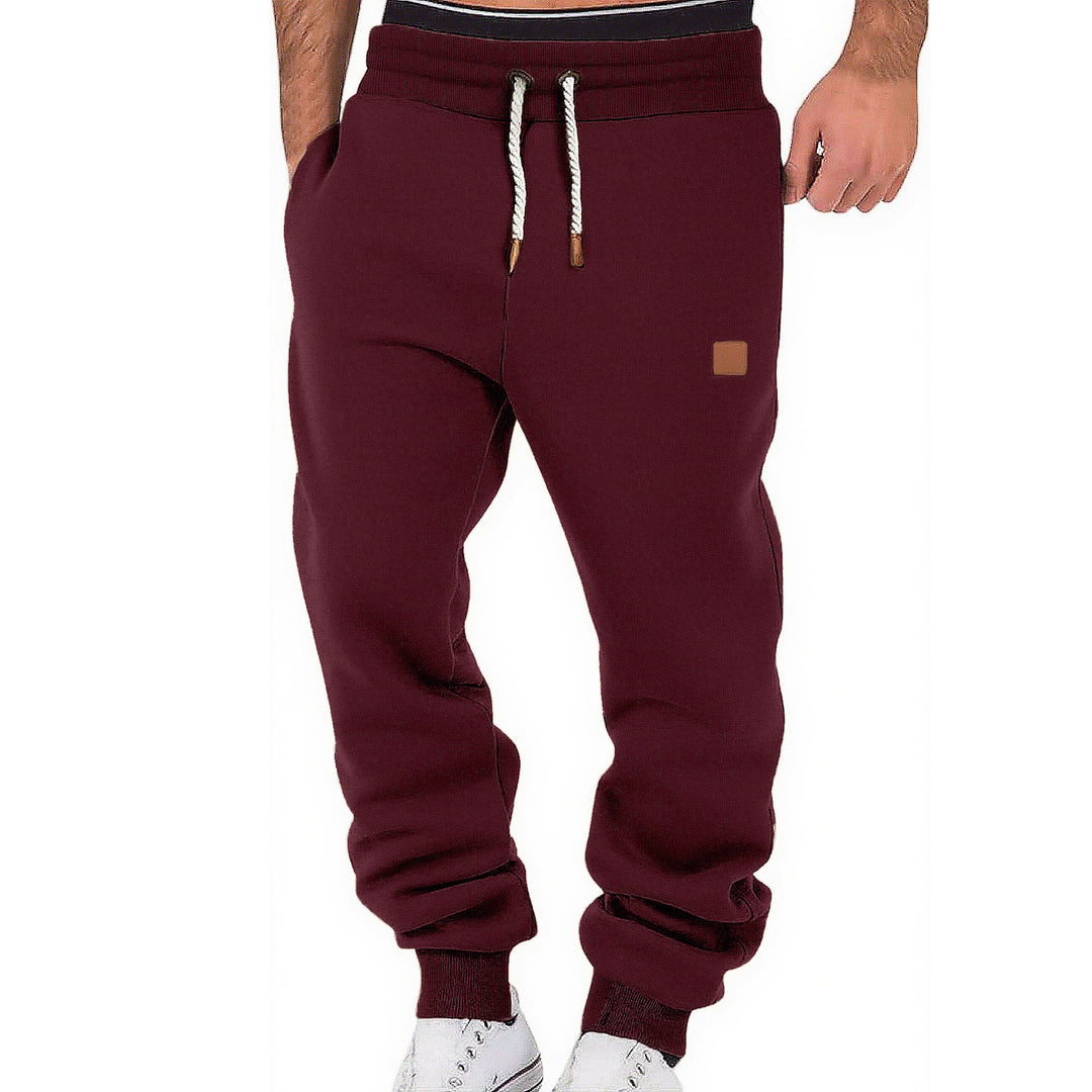 Herren nan komfortable Jogginghose aus hochwertiger Baumwollmischung mit elastischem Bund Kordelzug und Bündchen Echo Archiv