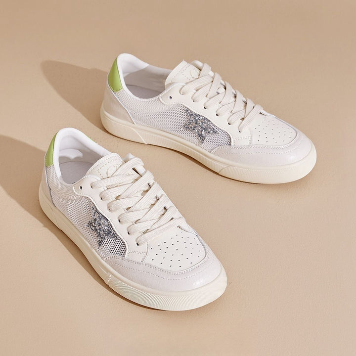 Damen Sneaker mit atmungsaktivem Mesh und stilvollem Sternen-Design Echo Archiv