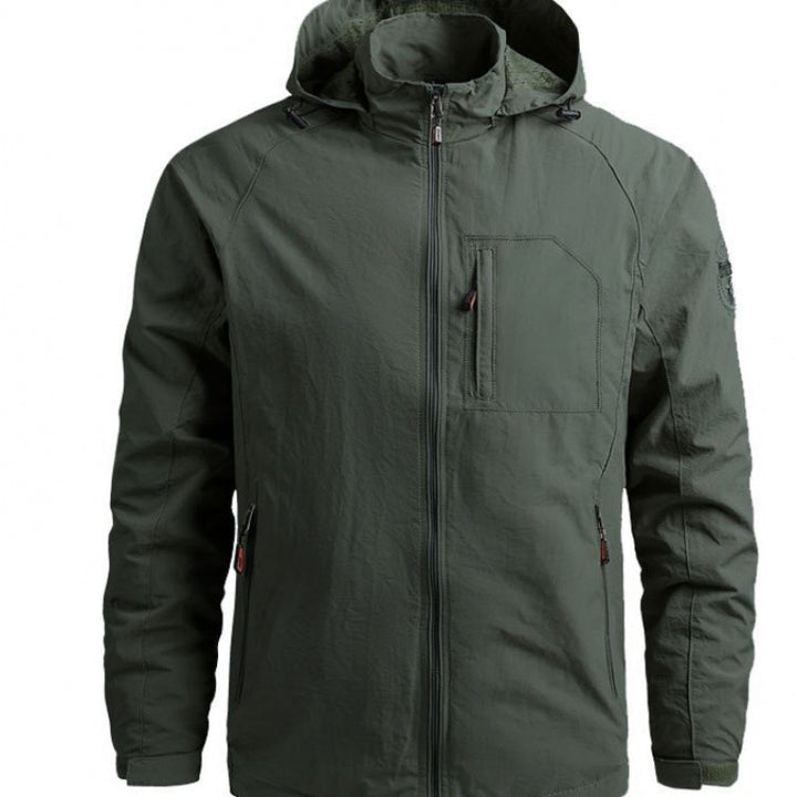 Herren Leichte Funktionsjacke mit abnehmbarer Kapuze Echo Archiv