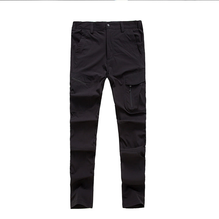 Herren multifunktionale Cargo-Hose mit mehreren Taschen und elastischem Bund Echoarchiv