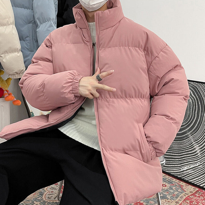 Herren Steppjacke mit hohem Kragen und isolierender Füllung Echoarchiv