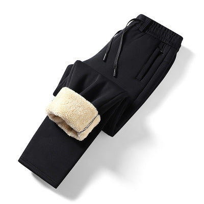 Herren Thermo-Jogginghose mit Teddyfutter, elastischem Bund und Reißverschlusstaschen Echo Archiv