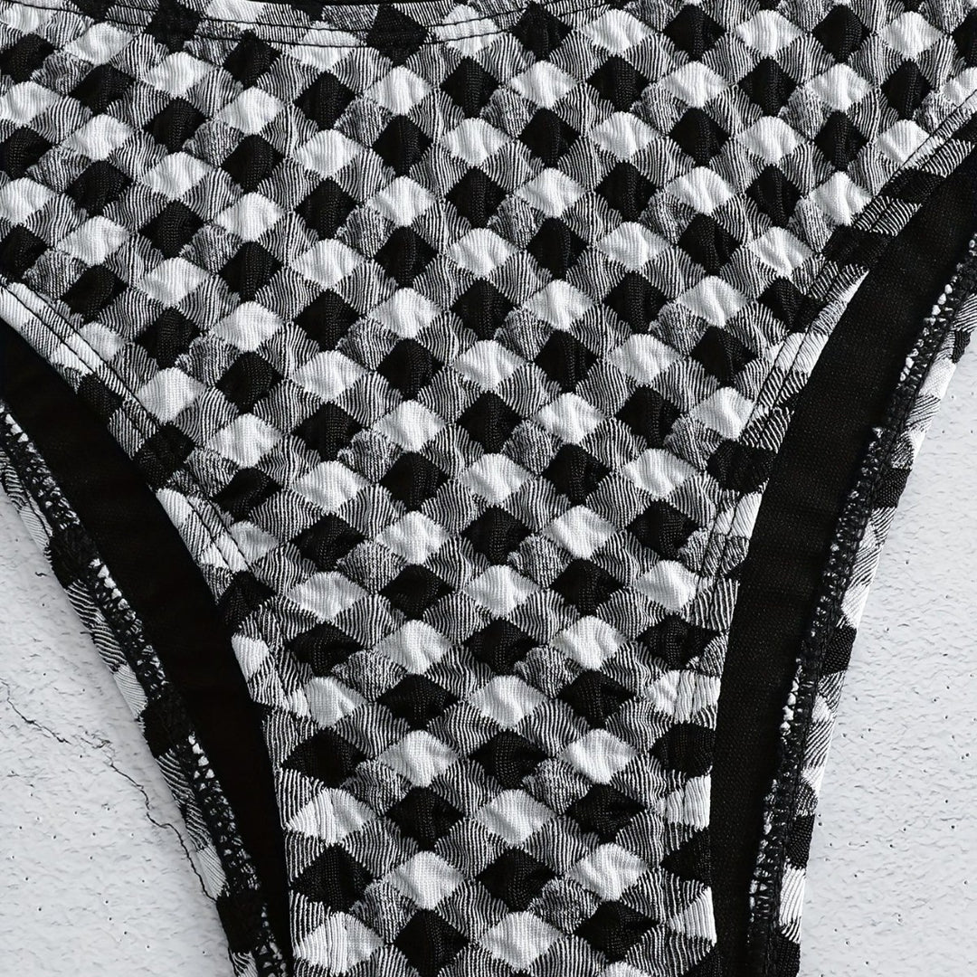 Damen lässiger Crop-Top Bikini Echo Archiv