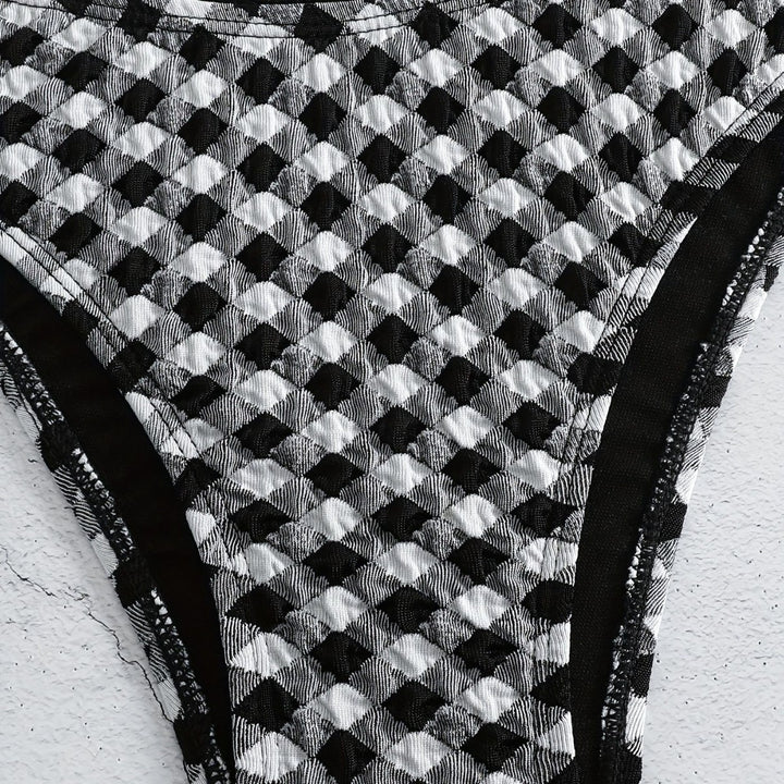 Damen lässiger Crop-Top Bikini Echo Archiv