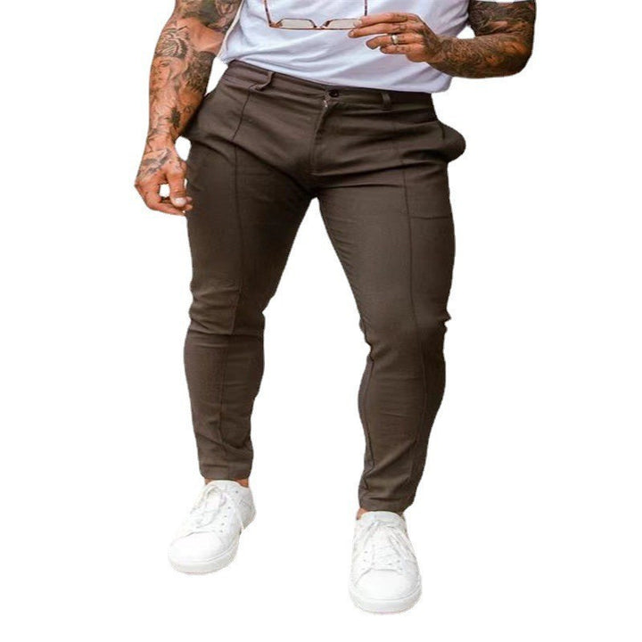Herren Slim-Fit Anzughose mit eleganten Details Echoarchiv