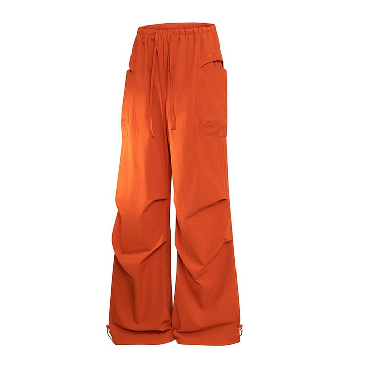 Herren Oversize-Cargohose im Tech-Look mit Tunnelzugbund, extra weitem Bein & verstellbaren Beinabschlüssen Echoarchiv