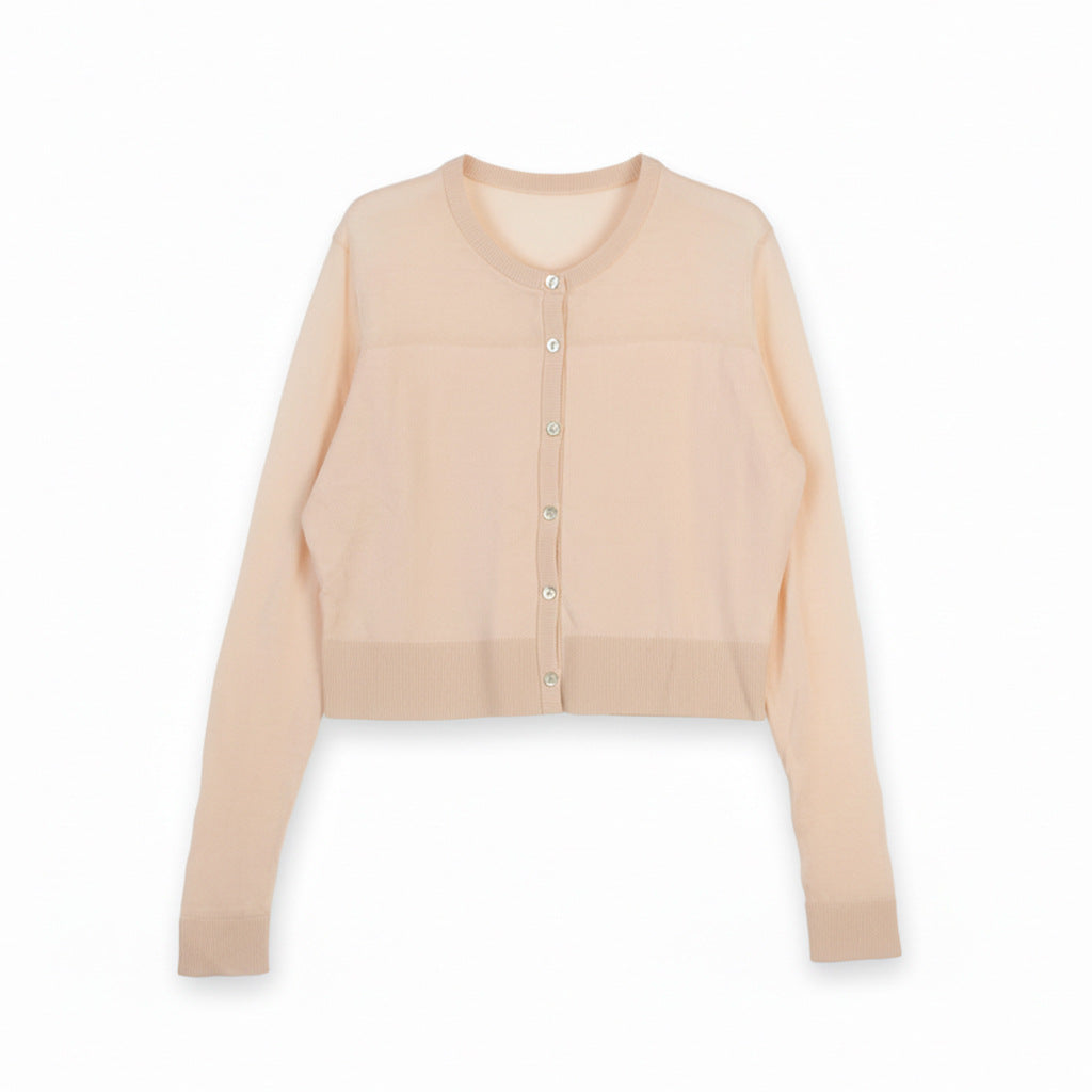 Damen Modische Strickjacke mit Knopfleiste Echo Archiv