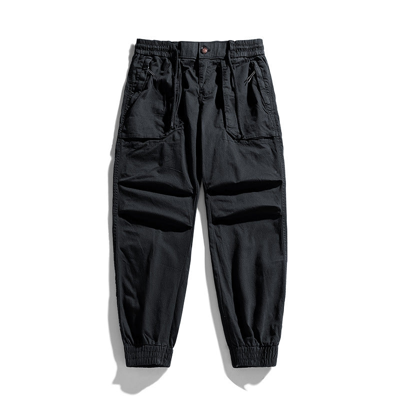 Herren Tapered-Cargojogger mit elastischem Komfortbund, Pattentaschen und Knöchelbündchen Echo Archiv