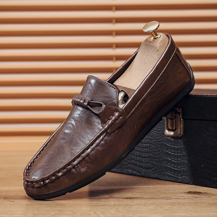 Herren Elegante Mokassins mit feinen Details Echo Archiv