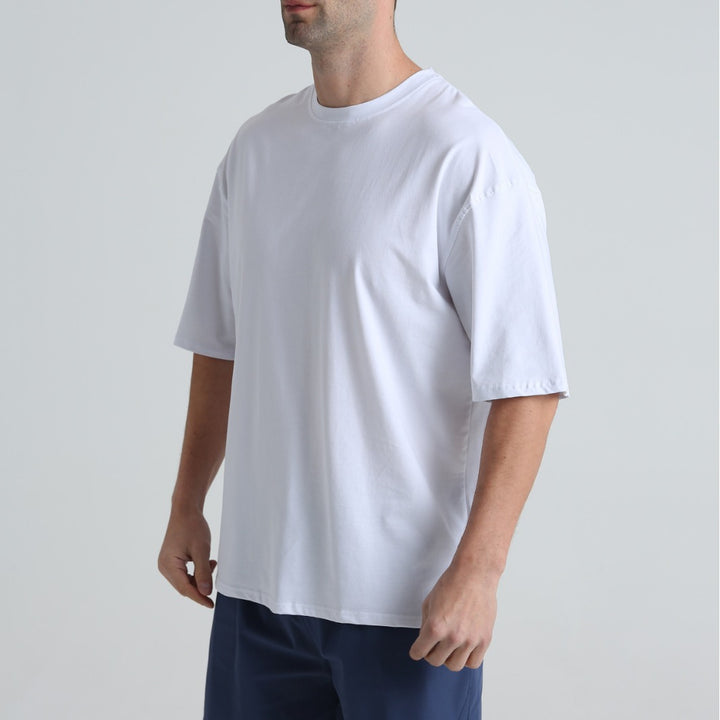 Herren Bequemes Loose-Fit T-Shirt aus hochwertiger Baumwolle Echoarchiv