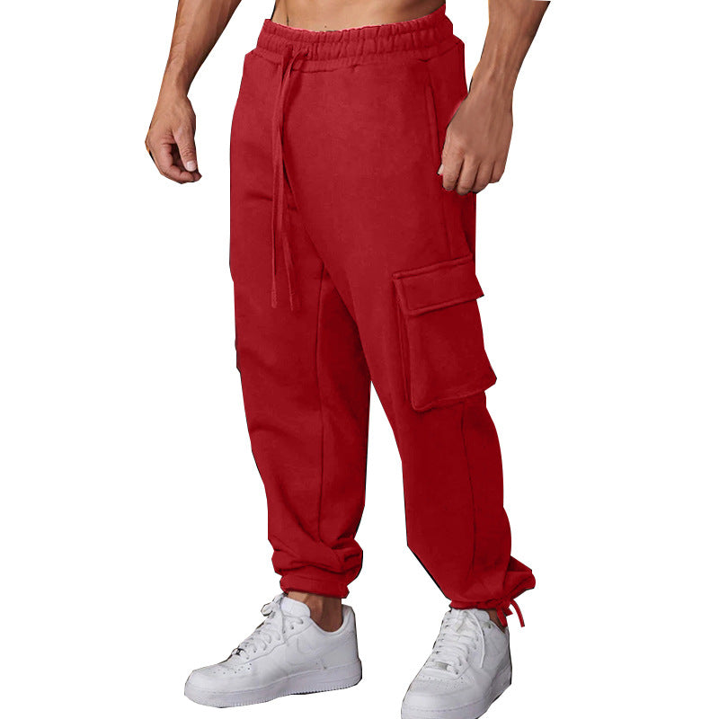 Herren Cargo-Jogginghose mit elastischem Bund und multifunktionalen Taschen Echoarchiv 1754373381
