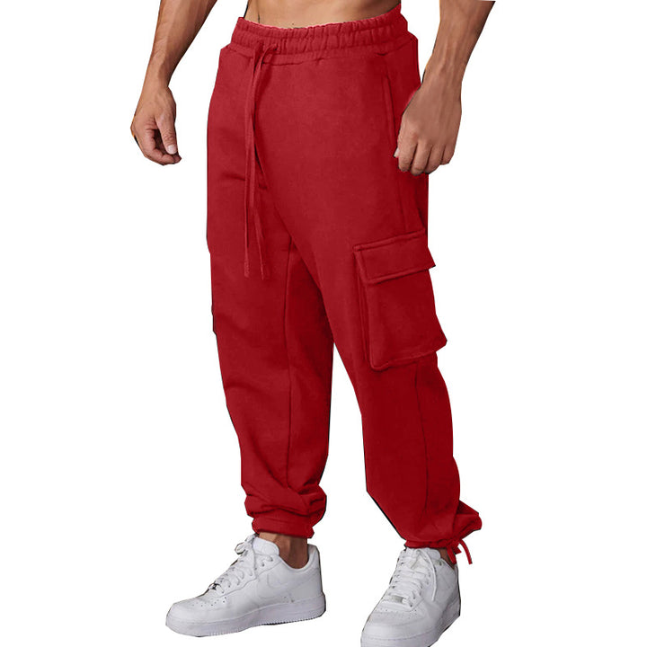 Herren Cargo-Jogginghose mit elastischem Bund und multifunktionalen Taschen Echoarchiv 1754373381