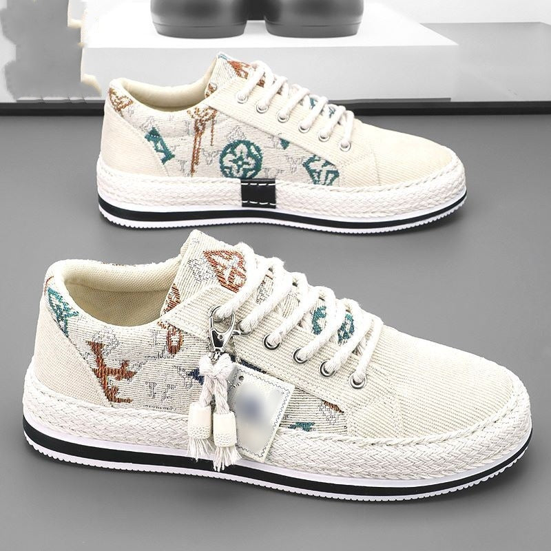 Damen Sneakers mit kreativem Textiloberteil und eleganter Sohle Echo Archiv