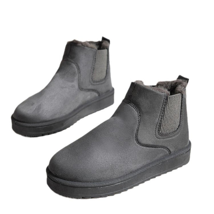 Damen  gefütterte Chelsea-Ankle-Boots mit Teddyfutter, elastischer Seitenblende und rutschfester Leichtsohle Echo Archiv