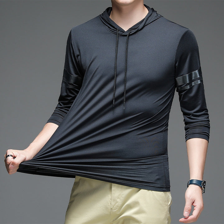 Herren Sportliches Hoodie-Shirt mit atmungsaktiver Funktion Echoarchiv