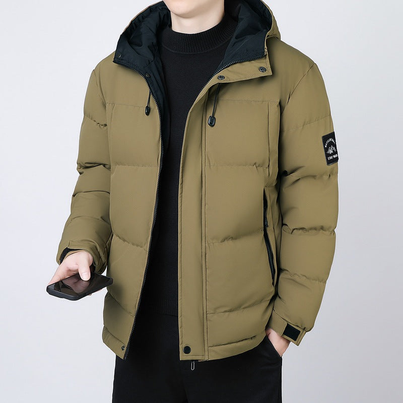 Herren isolierte Thermojacke mit verstellbarer Kapuze Echoarchiv