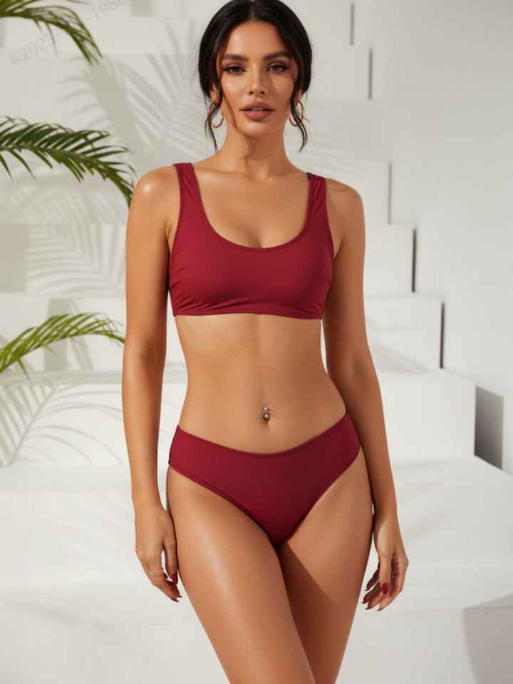 Damen Sportlicher Bikini mit körperbetontem Schnitt – Maréssa