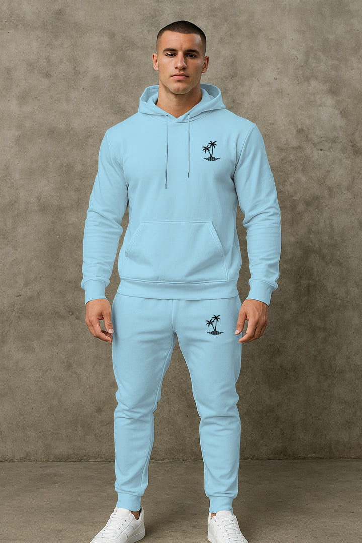 Herren lässiger Hoodie und Jogginghose Set Echoarchiv