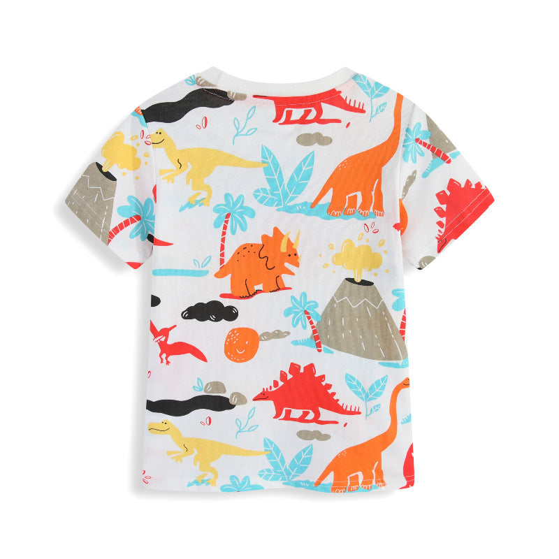 Jungen T-Shirt mit lebhaftem Dinosaurier-Motiv Echo Archiv