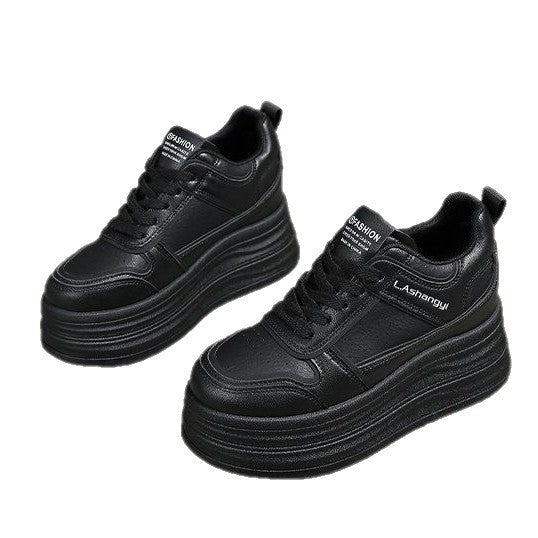 Damen modische Plateau-Sneaker mit strukturiertem Obermaterial und komfortablem Dämpfungssystem Echo Archiv