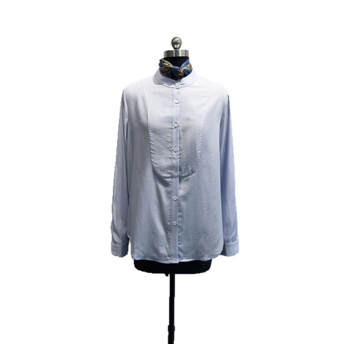 Damen Chic Knopf-bluse Echoarchiv