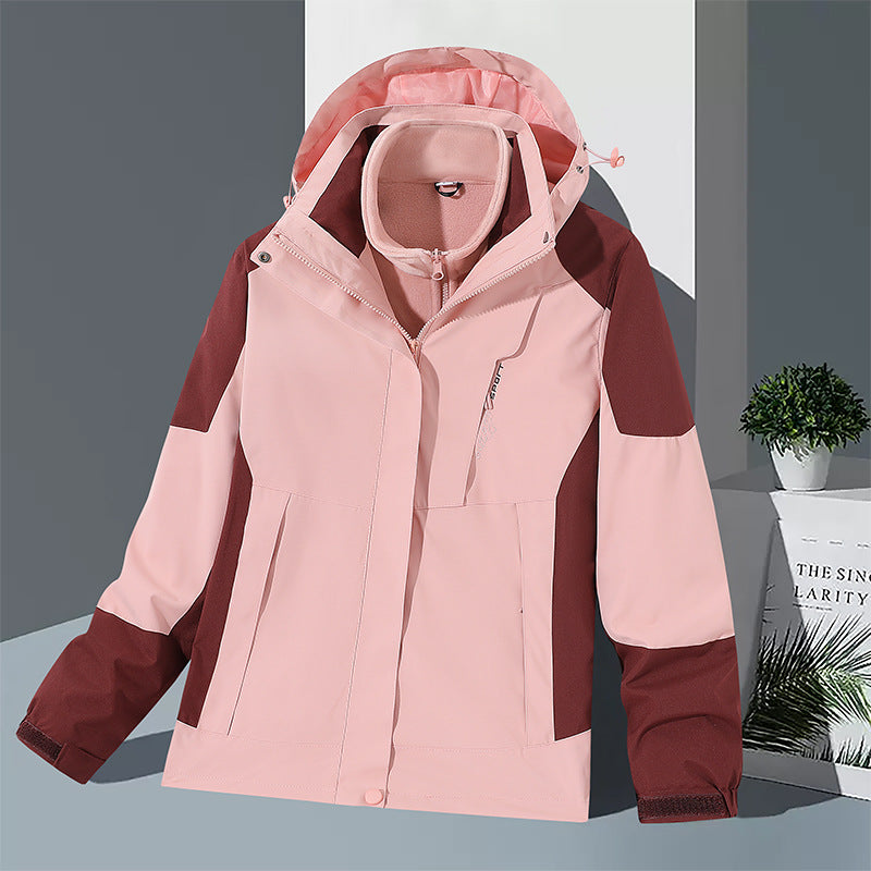 Männliche winddichte Softshelljacke mit integriertem Mikrofaserschicht und verstellbarer Kapuze – Taviero