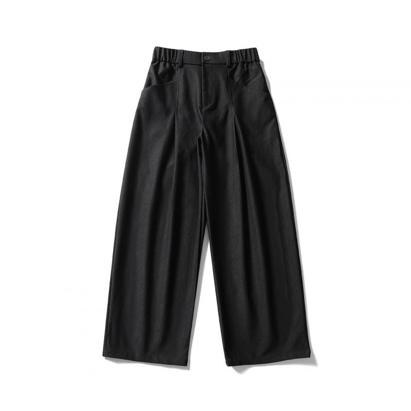 Damen Hochtaillierte Culotte‑Hose mit elastischem Rückenteil, soften Twill und dekorativen Vorderfalten Echo Archiv