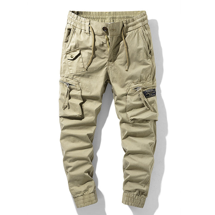 Herren Cargo-Hose mit praktischen Seitentaschen und elastischem Bund Echoarchiv