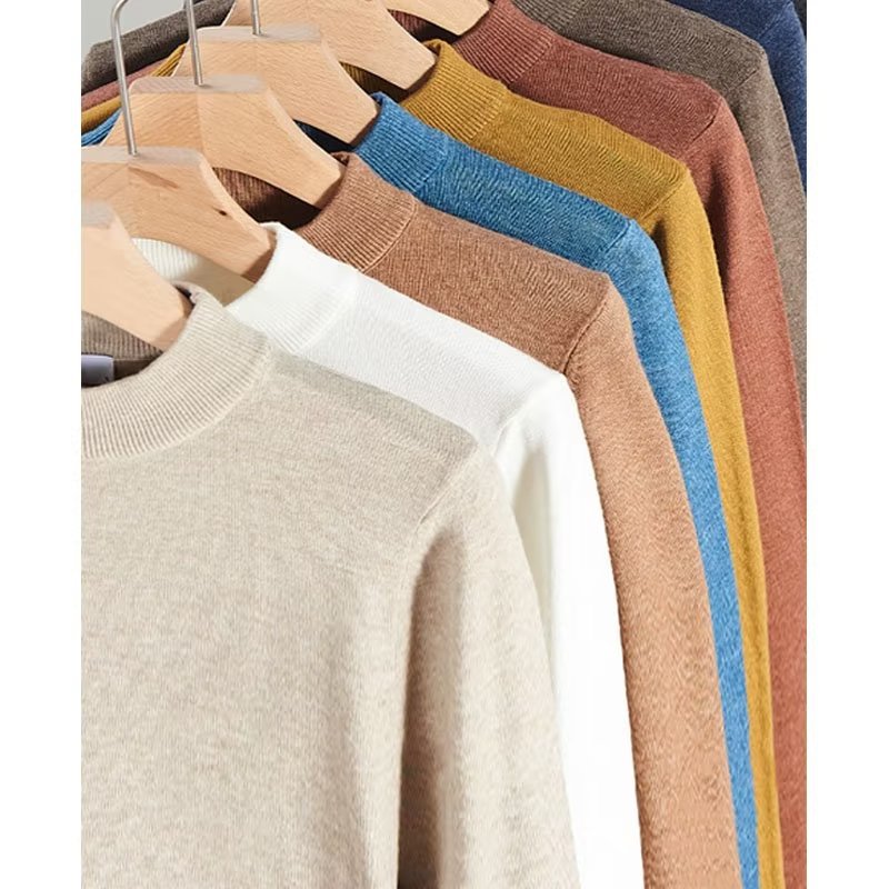 Damen Hochwertiger Rollkragenpullover – Mavelle