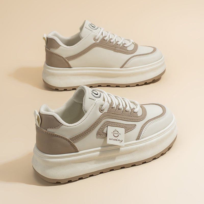 Damen nan leichte Plateausneaker mit atmungsaktivem Mesh-Obermaterial, gepolstertem Fersenkragen und stoßdämpfender EVA-Sohle Echo Archiv