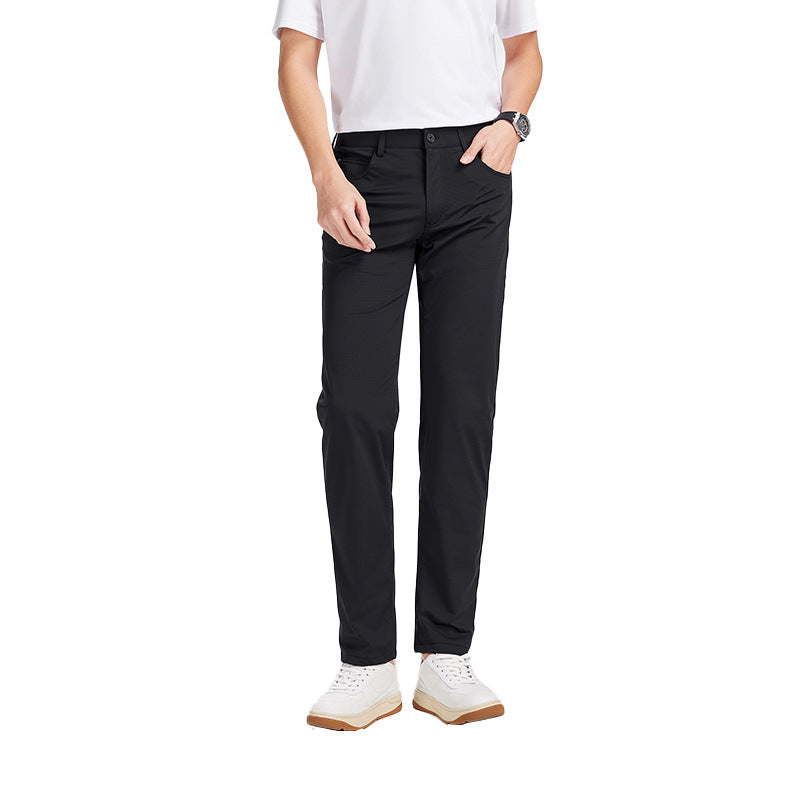 Herren Stretch-Chinohose mit praktischem Taschen-Design und schmaler Passform Echoarchiv