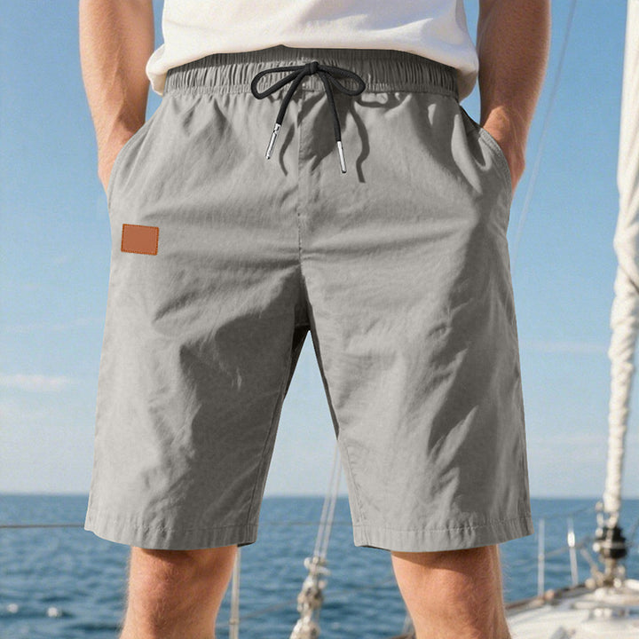 Herren nan schnelltrocknende Badeshorts im Bermuda-Schnitt mit elastischem Bund und Kordelzug Echo Archiv