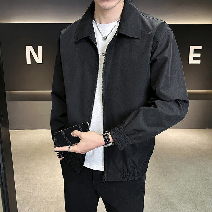 Herren leichtgewichtige Freizeitjacke mit elastischem Bund und praktischen Taschen Echoarchiv