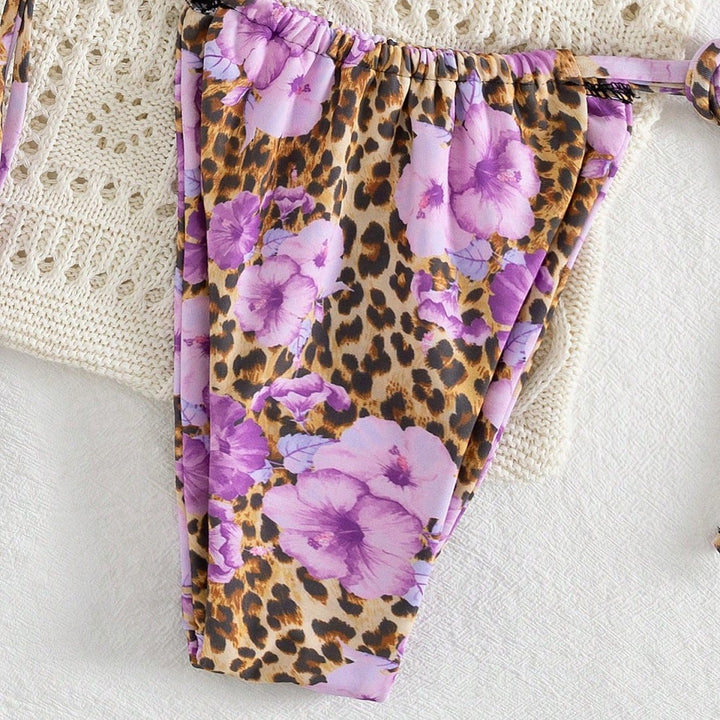 Damen Triangel-Bikini-Set mit raffiniertem Häkeloberteil Echo Archiv