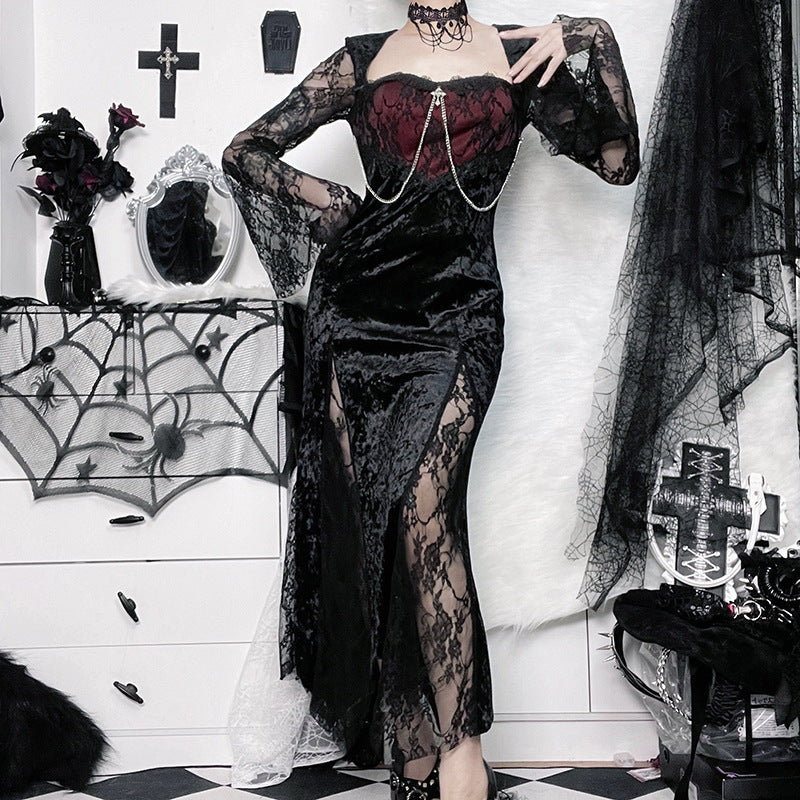 Damen figurbetonte Bluse mit Rüschendetails und Schnürung Echo Archiv