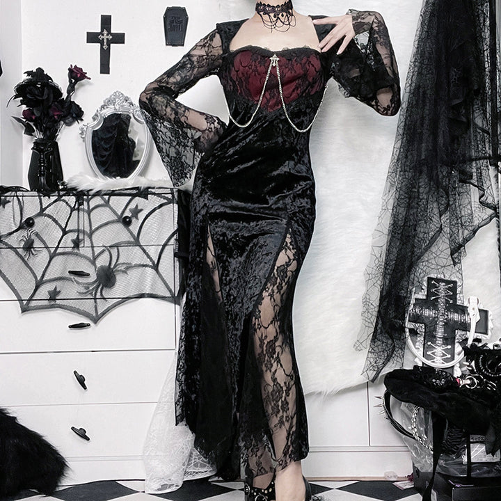 Damen figurbetonte Bluse mit Rüschendetails und Schnürung Echo Archiv